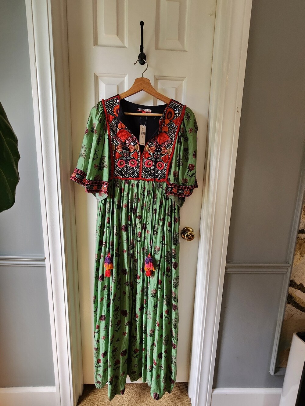 NWT Verb by Pallavi Singhee for Anthropologie Maxi Dress Small